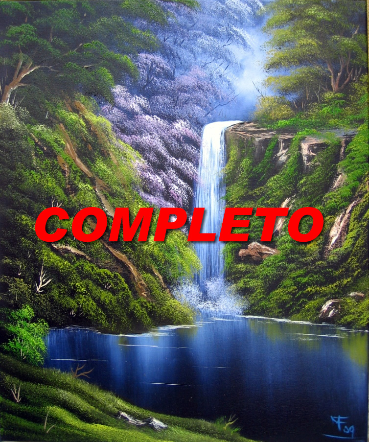 Cascata na floresta