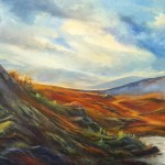 Workshop "Vista da Cornualha" - 1ª sessão (tela 60x30cm)