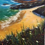 Workshop "Vista da praia" (tela 50x40cm)