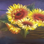 Workshop "Cesto de girassóis" (tela panorâmica)