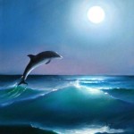 Workshop "Salto ao luar" (tela 50cm x 40cm)