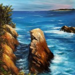 Workshop "Junto à costa" (tela 50cmx40cm)